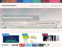 Tablet Screenshot of parlons-en-ensemble.com